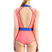 Neoprene_Swimwear_Kerry_PurpCoral_SDRSN004-1b