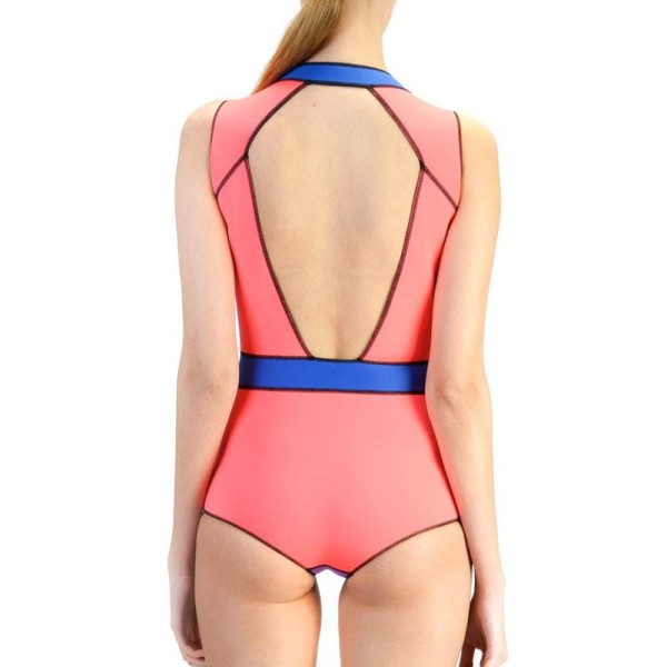 Neoprene_Swimwear_Kerry_PurpCoral_SDRSN004-1b