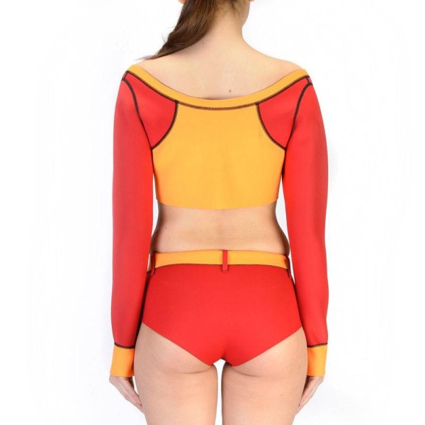 Neoprene_Swimwear_Ursula_Red_SDRSN002-3b